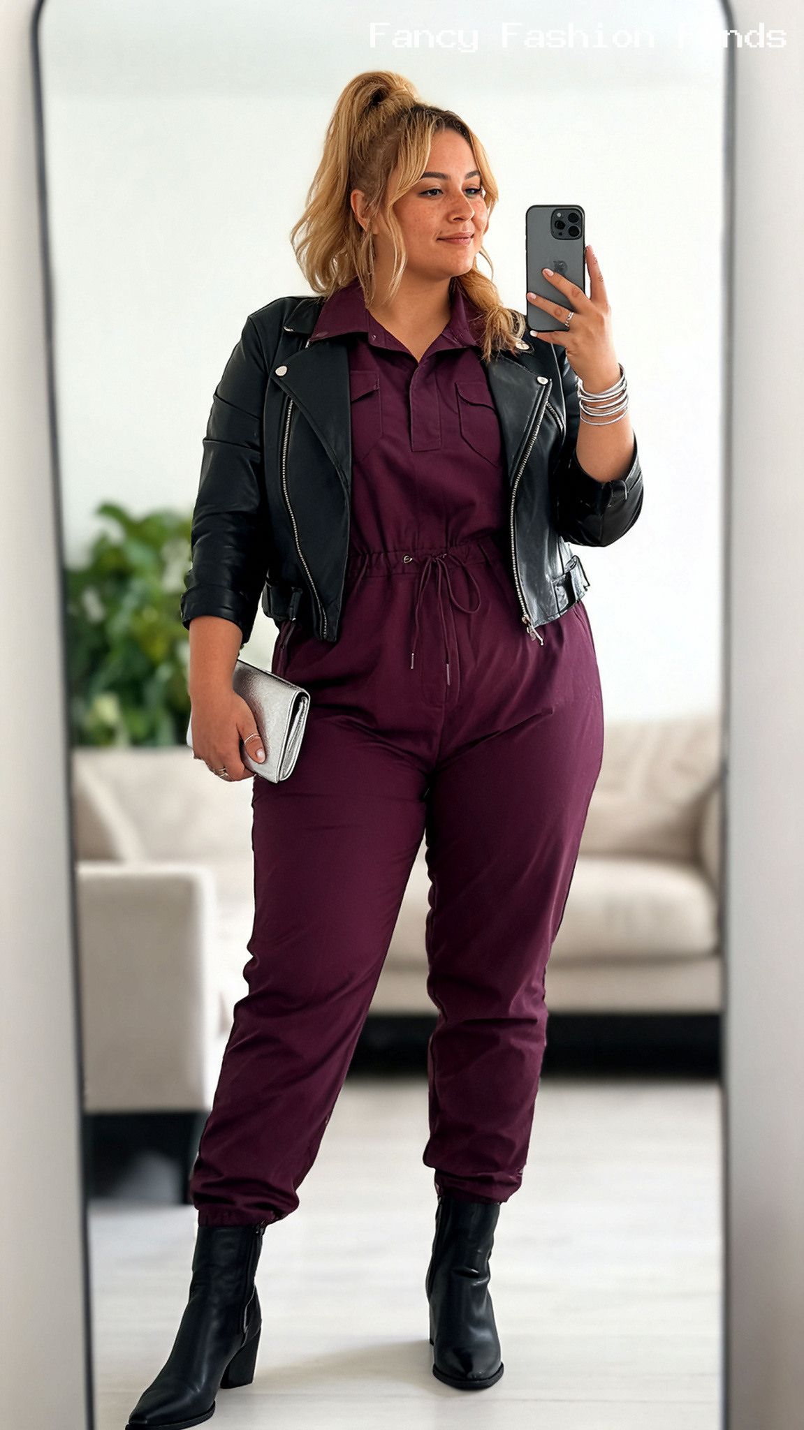 Plum Utility Jumpsuit - 10 Comfortable Plus Size Outfits That Still Look Effortlessly Chic