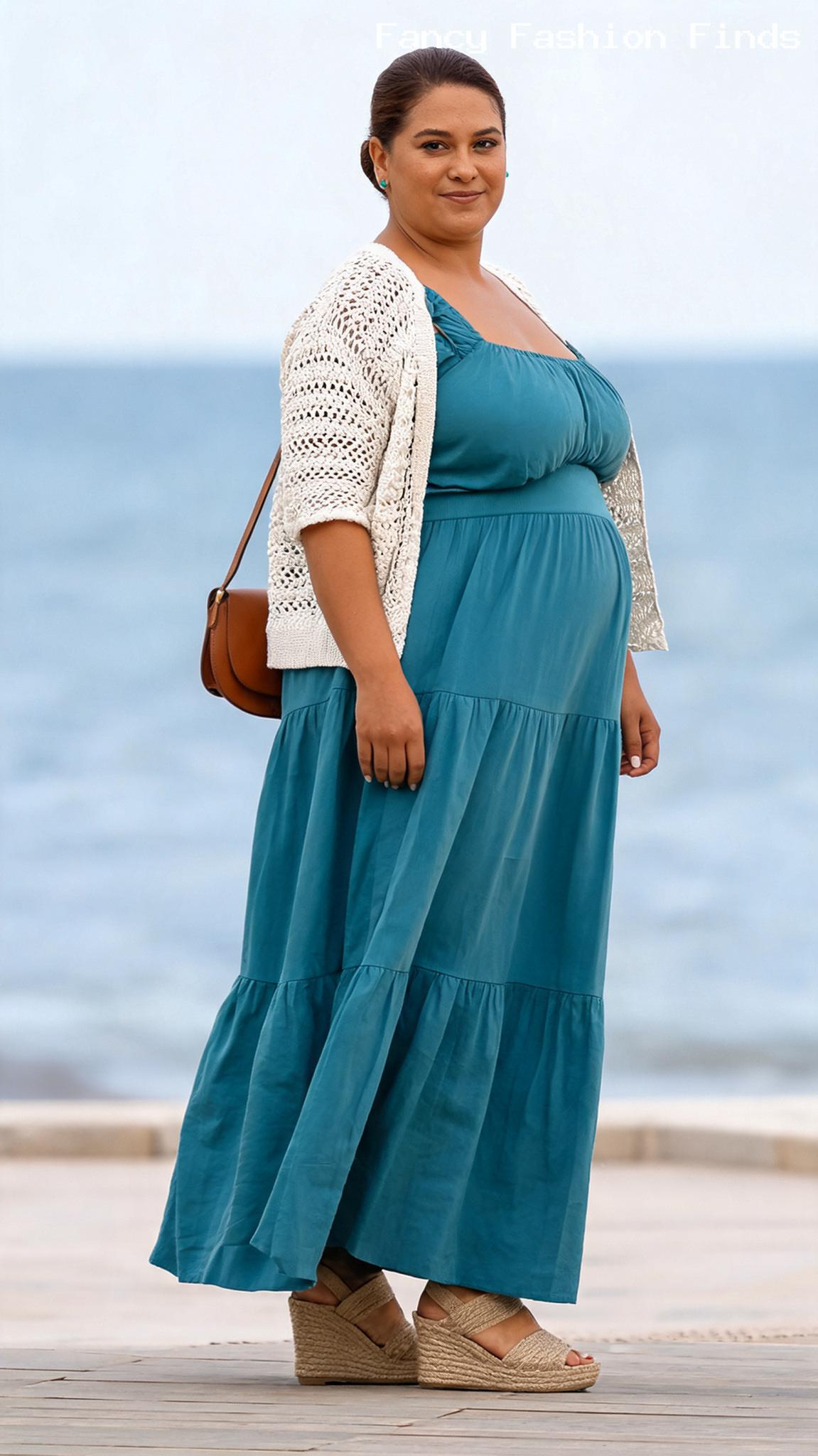 Tiered Dress and Espadrilles - 20 Casual Plus Size Outfit Ideas for Your Next Stylish Brunch