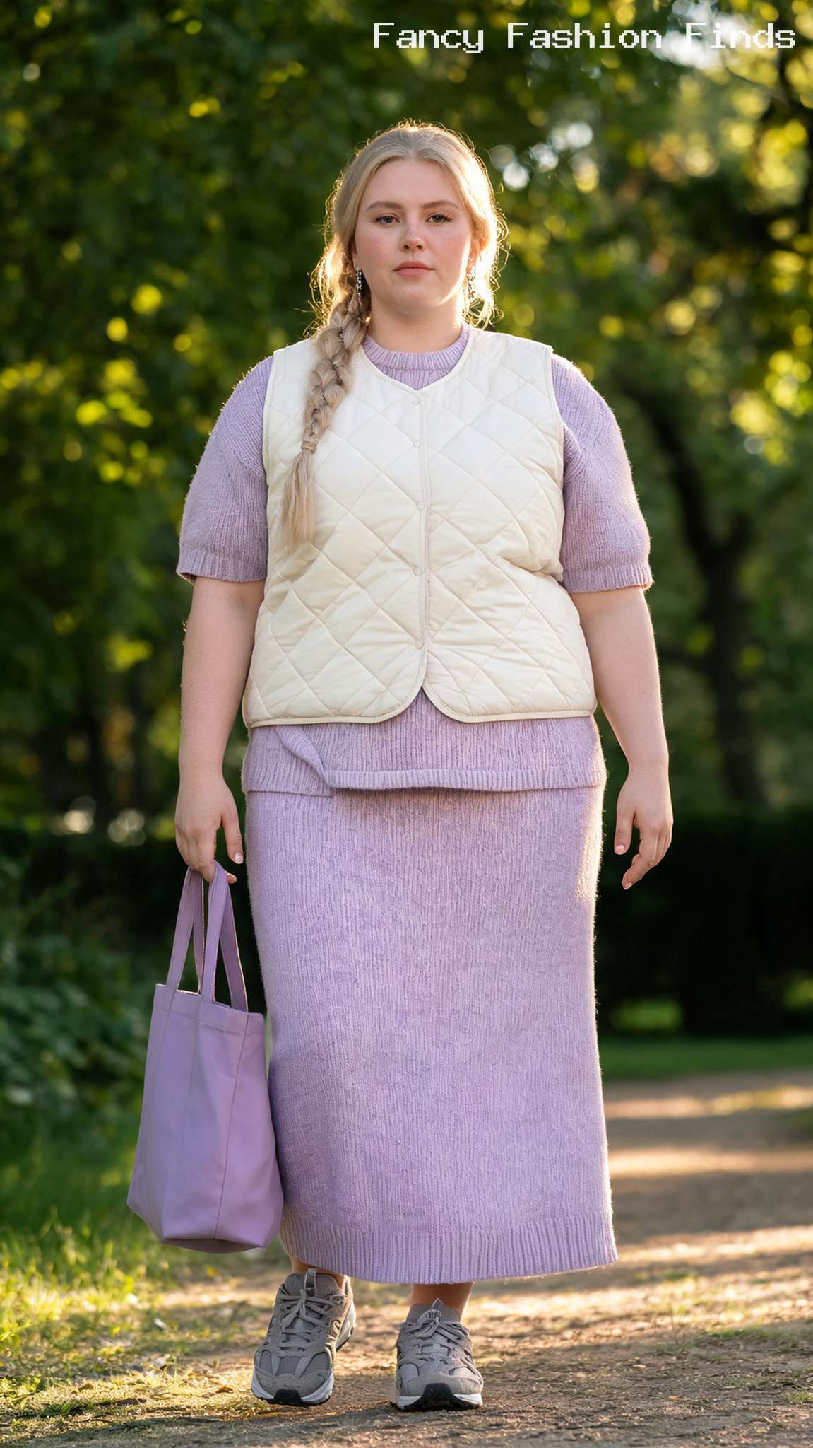Knit Skirt Co-Ord - 20 Casual Plus Size Outfit Ideas for Your Next Stylish Brunch