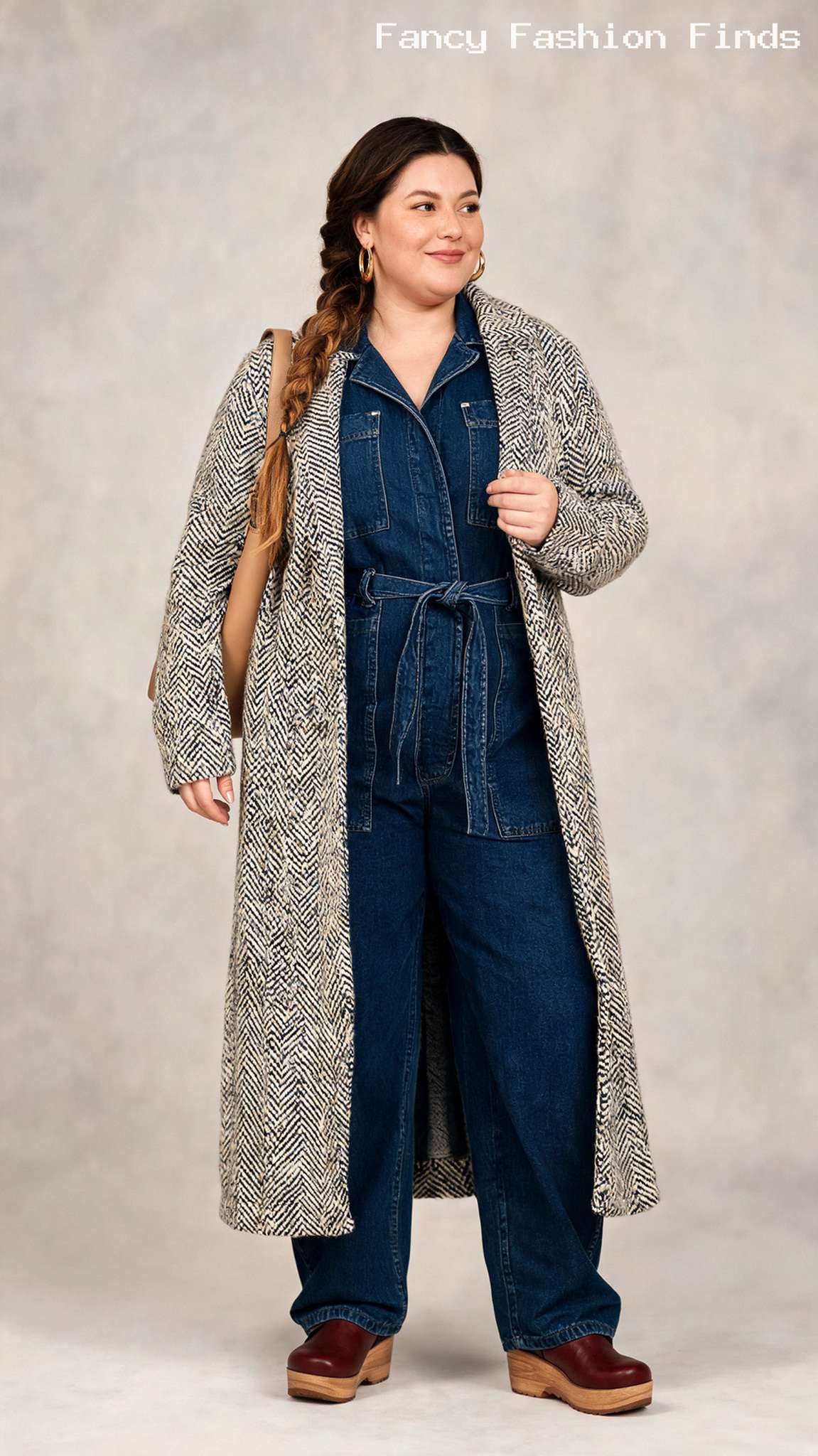 Denim Boilersuit and Duster - 20 Cute and Comfy Shopping Outfit Ideas for Plus Size Women