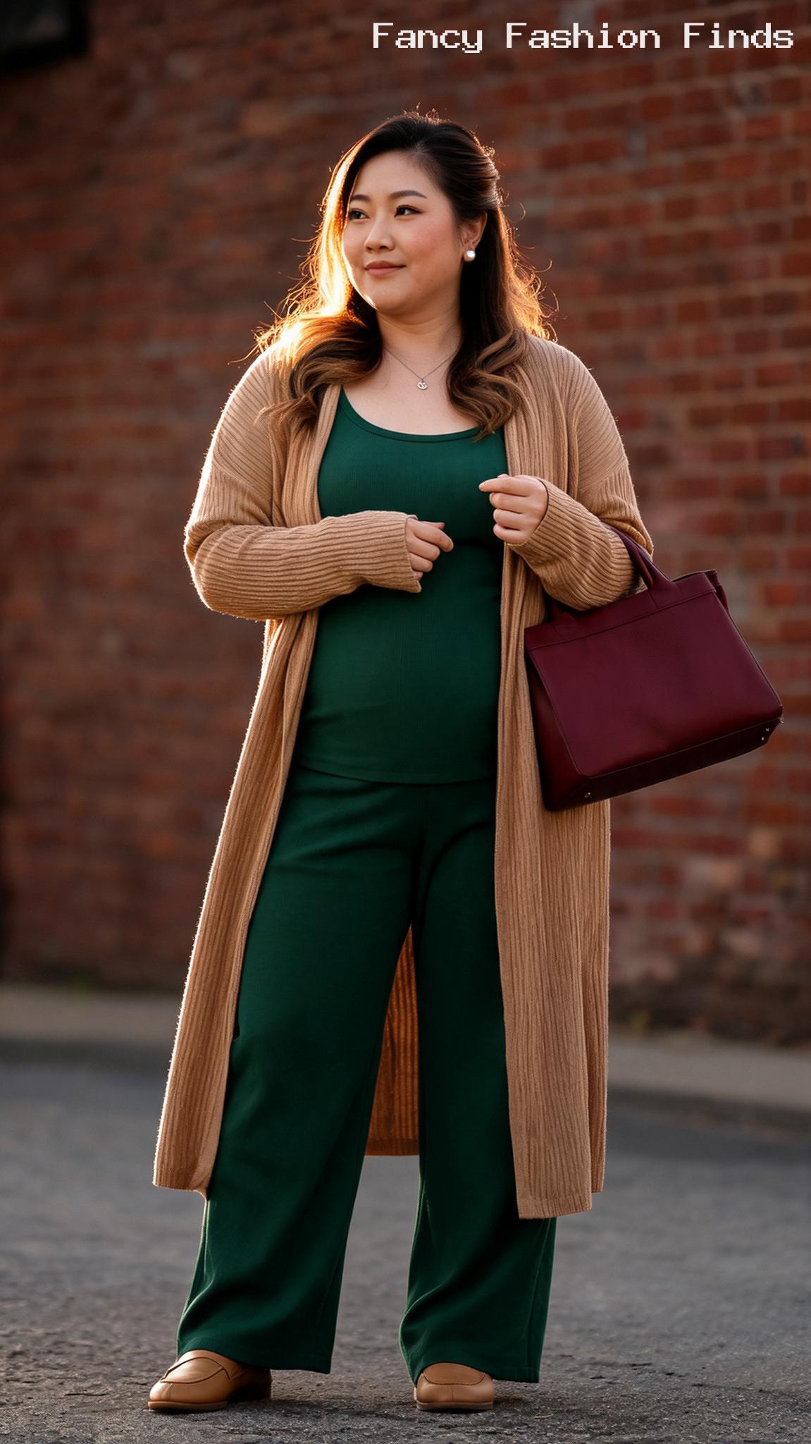 Knit Set and Duster - 20 Cute Plus Size Road Trip Outfits for Every Kind of Stop