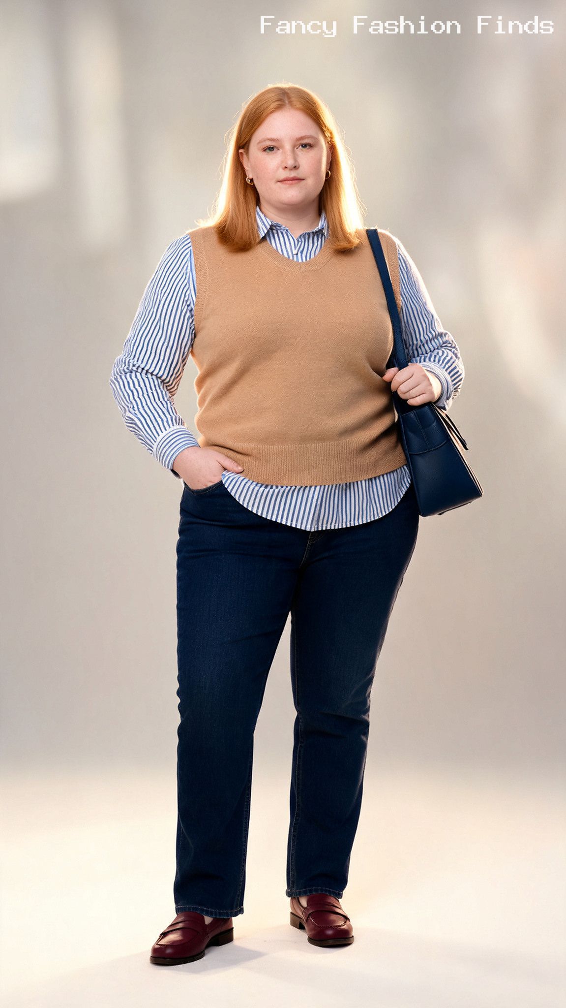 Straight Jeans and Loafers - 20 Effortless Plus Size Outfits for Running Everyday Errands