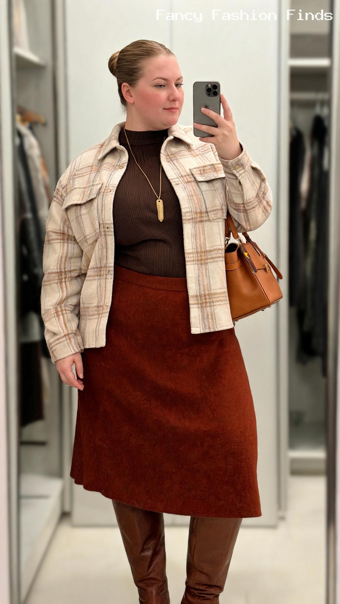 Espresso Knit Separates - 20 Seriously Cute Coffee Date Outfits for Plus Size Women